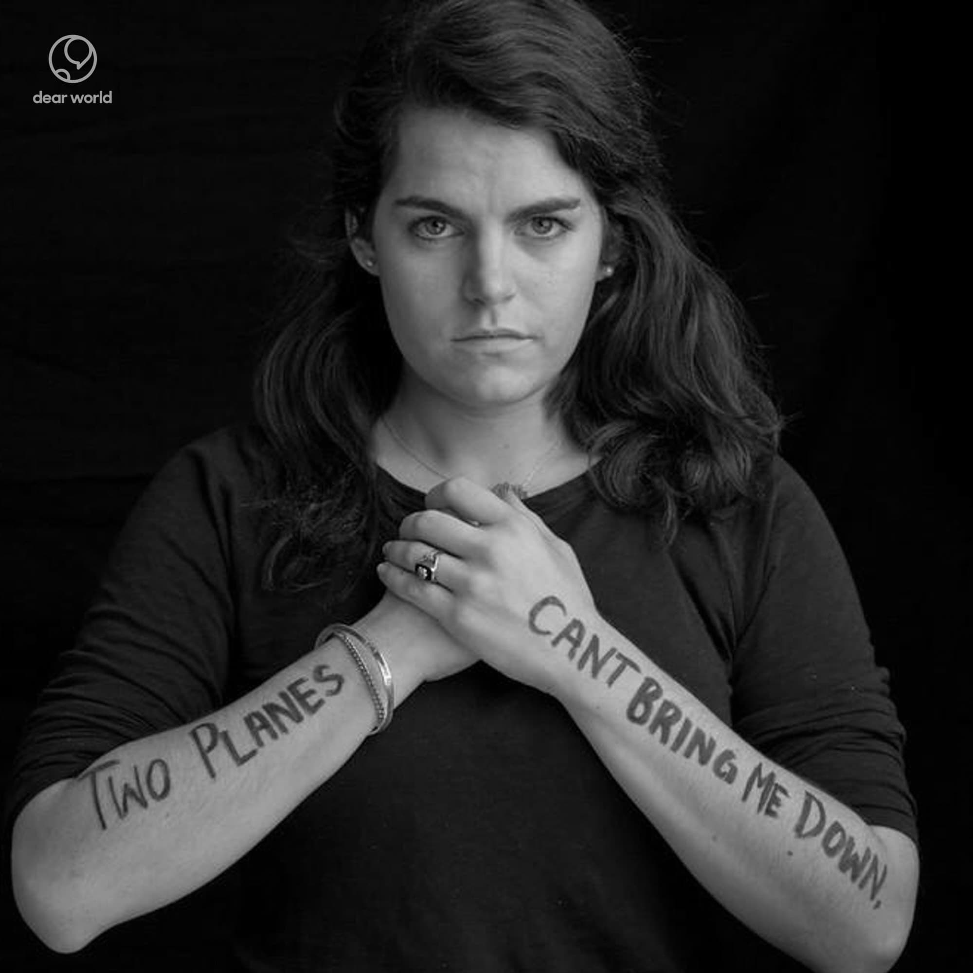 Mary Kate McErlean Brain Tattoo portrait, Georgetown University