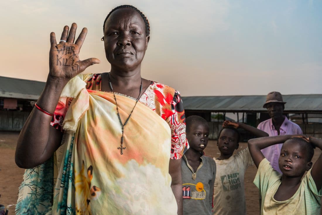 Brain Tattoo portrait with the message 52 War Kills
