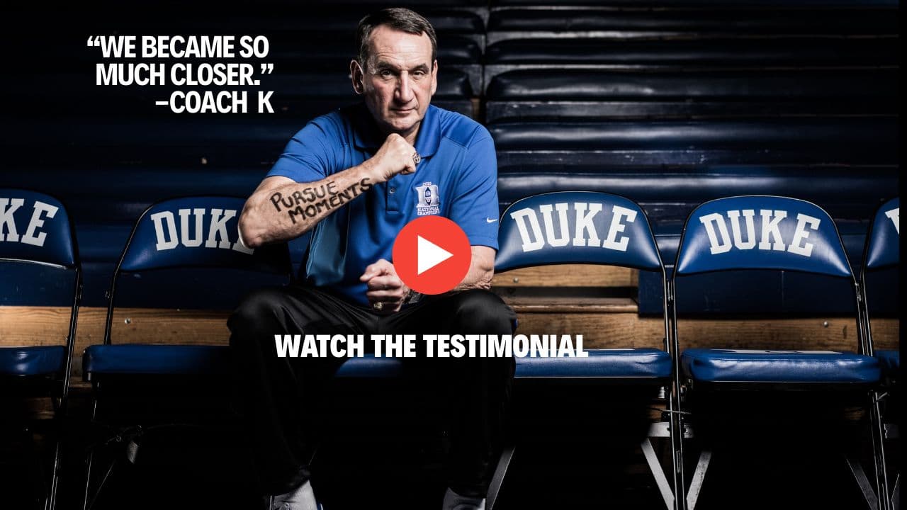 Coach Mike Krzyzewski testimonial