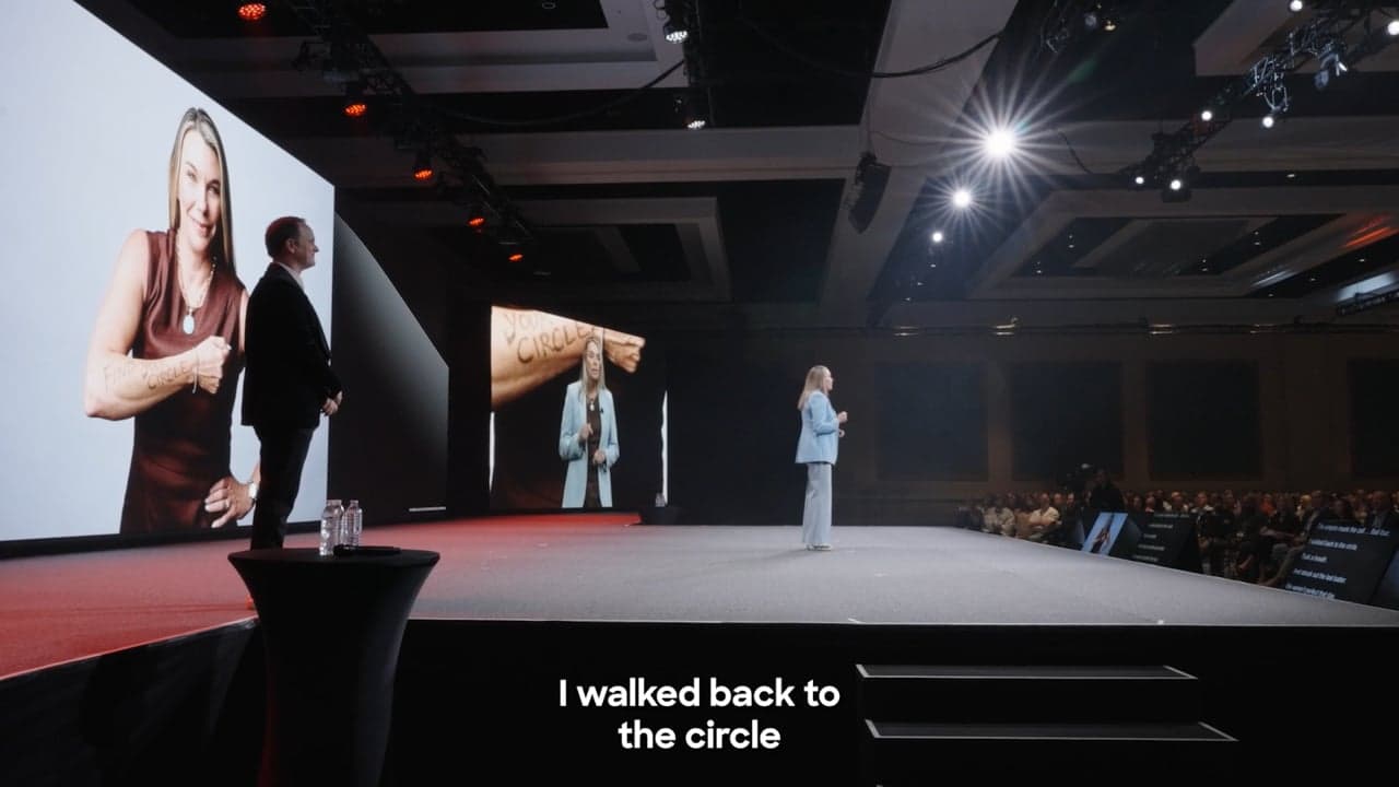 Executive storyteller example from the main stage