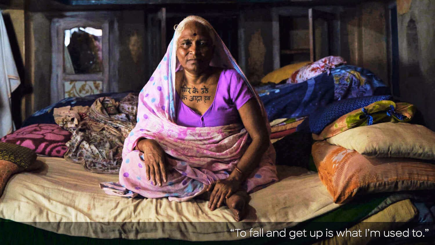 A woman from Varanasi, India - Dear World portrait