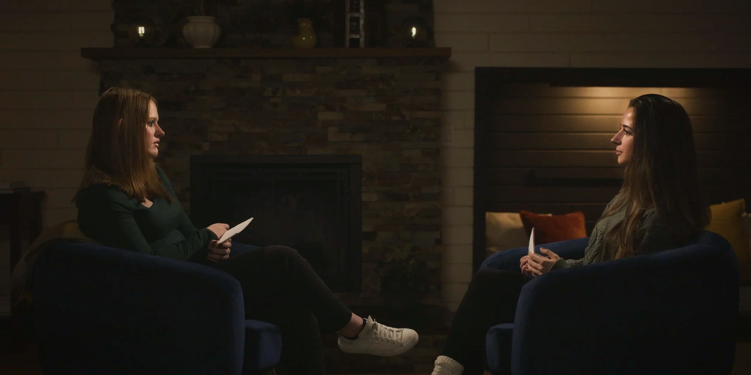 Jackie and Audrey in conversation